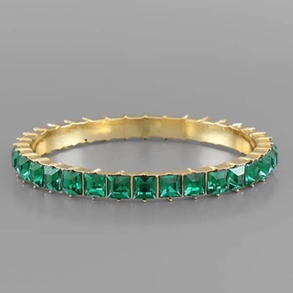 Square Crystal Bracelet - Picture 1 of 3